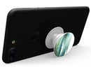 Greenish Watercolor Strokes - Skin Kit for PopSockets and other Smartphone Extendable Grips & Stands
