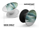 Greenish Watercolor Strokes - Skin Kit for PopSockets and other Smartphone Extendable Grips & Stands
