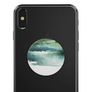 Greenish Watercolor Strokes - Skin Kit for PopSockets and other Smartphone Extendable Grips & Stands