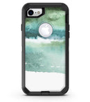 Greenish Watercolor Strokes - iPhone 7 or 8 OtterBox Case & Skin Kits