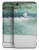 Greenish Watercolor Strokes - Skin-kit for the iPhone 8 or 8 Plus