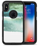 Greenish Watercolor Strokes - iPhone X OtterBox Case & Skin Kits