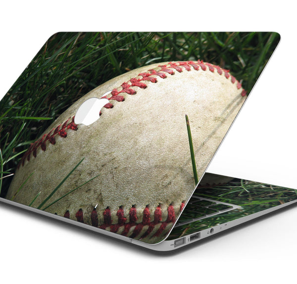Grunge Worn Baseball - Skin Decal Wrap Kit Compatible with the Apple MacBook Pro, Pro with Touch Bar or Air (11", 12", 13", 15" & 16" - All Versions Available)