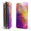 Grunge Absorbed Watercolor Texture iPhone 6/6s or 6/6s Plus 2-Piece Hybrid INK-Fuzed Case