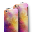 Grunge Absorbed Watercolor Texture iPhone 6/6s or 6/6s Plus 2-Piece Hybrid INK-Fuzed Case