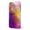 Grunge Absorbed Watercolor Texture iPhone 6/6s or 6/6s Plus 2-Piece Hybrid INK-Fuzed Case