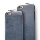 Grunge Blue Conrete Surface iPhone 6/6s or 6/6s Plus 2-Piece Hybrid INK-Fuzed Case