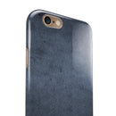Grunge Blue Conrete Surface iPhone 6/6s or 6/6s Plus 2-Piece Hybrid INK-Fuzed Case