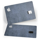 Grunge Blue Conrete Surface - Premium Protective Decal Skin-Kit for the Apple Credit Card