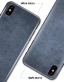 Grunge Blue Conrete Surface - iPhone X Clipit Case