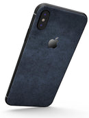 Grunge Blue Conrete Surface - iPhone X Skin-Kit