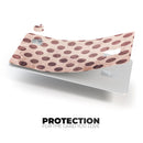 Grunge Brown and Tan Polkadot Pattern - Premium Protective Decal Skin-Kit for the Apple Credit Card