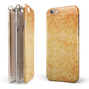 Grunge Coral Damask Pattern iPhone 6/6s or 6/6s Plus 2-Piece Hybrid INK-Fuzed Case