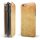 Grunge Coral Damask Pattern iPhone 6/6s or 6/6s Plus 2-Piece Hybrid INK-Fuzed Case