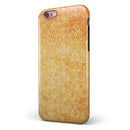 Grunge Coral Damask Pattern iPhone 6/6s or 6/6s Plus 2-Piece Hybrid INK-Fuzed Case
