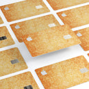 Grunge Coral Damask Pattern - Premium Protective Decal Skin-Kit for the Apple Credit Card