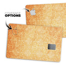 Grunge Coral Damask Pattern - Premium Protective Decal Skin-Kit for the Apple Credit Card