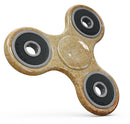 Grunge Coral Damask Pattern Full-Body Fidget Spinner Skin-Kit