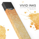 Grunge Coral Damask Pattern - Premium Decal Protective Skin-Wrap Sticker compatible with the Juul Labs vaping device