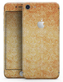 Grunge Coral Damask Pattern - Skin-kit for the iPhone 8 or 8 Plus