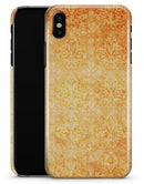 Grunge Coral Damask Pattern - iPhone X Clipit Case