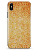 Grunge Coral Damask Pattern - iPhone X Clipit Case