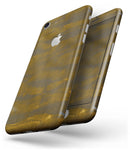 Grunge Dark Golden Stripes - Skin-kit for the iPhone 8 or 8 Plus