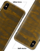 Grunge Dark Golden Stripes - iPhone X Clipit Case