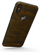 Grunge Dark Golden Stripes - iPhone X Skin-Kit