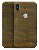 Grunge Dark Golden Stripes - iPhone X Skin-Kit