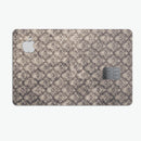 Grunge Decayed Damask Pattern - Premium Protective Decal Skin-Kit for the Apple Credit Card