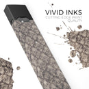 Grunge Decayed Damask Pattern - Premium Decal Protective Skin-Wrap Sticker compatible with the Juul Labs vaping device
