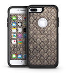 Grunge Decayed Damask Pattern - iPhone 7 or 7 Plus Commuter Case Skin Kit