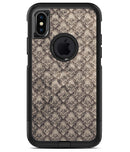 Grunge Decayed Damask Pattern - iPhone X OtterBox Case & Skin Kits