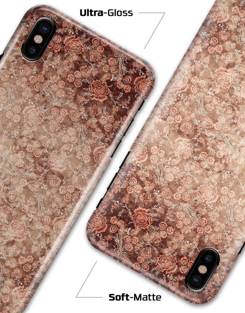 Grunge Floral Abstract Pattern  - iPhone X Clipit Case
