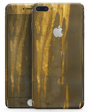 Grunge Gold and Brown Stripes - Skin-kit for the iPhone 8 or 8 Plus