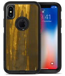 Grunge Gold and Brown Stripes - iPhone X OtterBox Case & Skin Kits