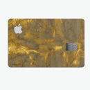 Grunge Golden Caverns - Premium Protective Decal Skin-Kit for the Apple Credit Card