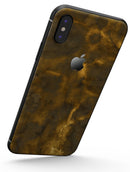 Grunge Golden Caverns - iPhone X Skin-Kit