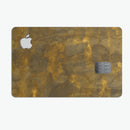 Grunge Golden Watercolor V1 - Premium Protective Decal Skin-Kit for the Apple Credit Card