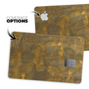 Grunge Golden Watercolor V1 - Premium Protective Decal Skin-Kit for the Apple Credit Card