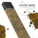 Grunge Golden Watercolor V1 - Premium Decal Protective Skin-Wrap Sticker compatible with the Juul Labs vaping device