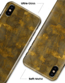 Grunge Golden Watercolor V1 - iPhone X Clipit Case
