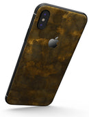 Grunge Golden Watercolor V1 - iPhone X Skin-Kit