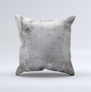 Grunge Gray Surface Ink-Fuzed Decorative Throw Pillow