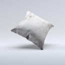 Grunge Gray Surface Ink-Fuzed Decorative Throw Pillow