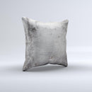 Grunge Gray Surface Ink-Fuzed Decorative Throw Pillow