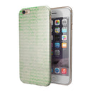 Grunge Green Micro Mustache Pattern iPhone 6/6s or 6/6s Plus 2-Piece Hybrid INK-Fuzed Case