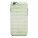 Grunge Green Micro Mustache Pattern iPhone 6/6s or 6/6s Plus 2-Piece Hybrid INK-Fuzed Case