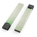 Grunge Green Micro Mustache Pattern - Premium Decal Protective Skin-Wrap Sticker compatible with the Juul Labs vaping device